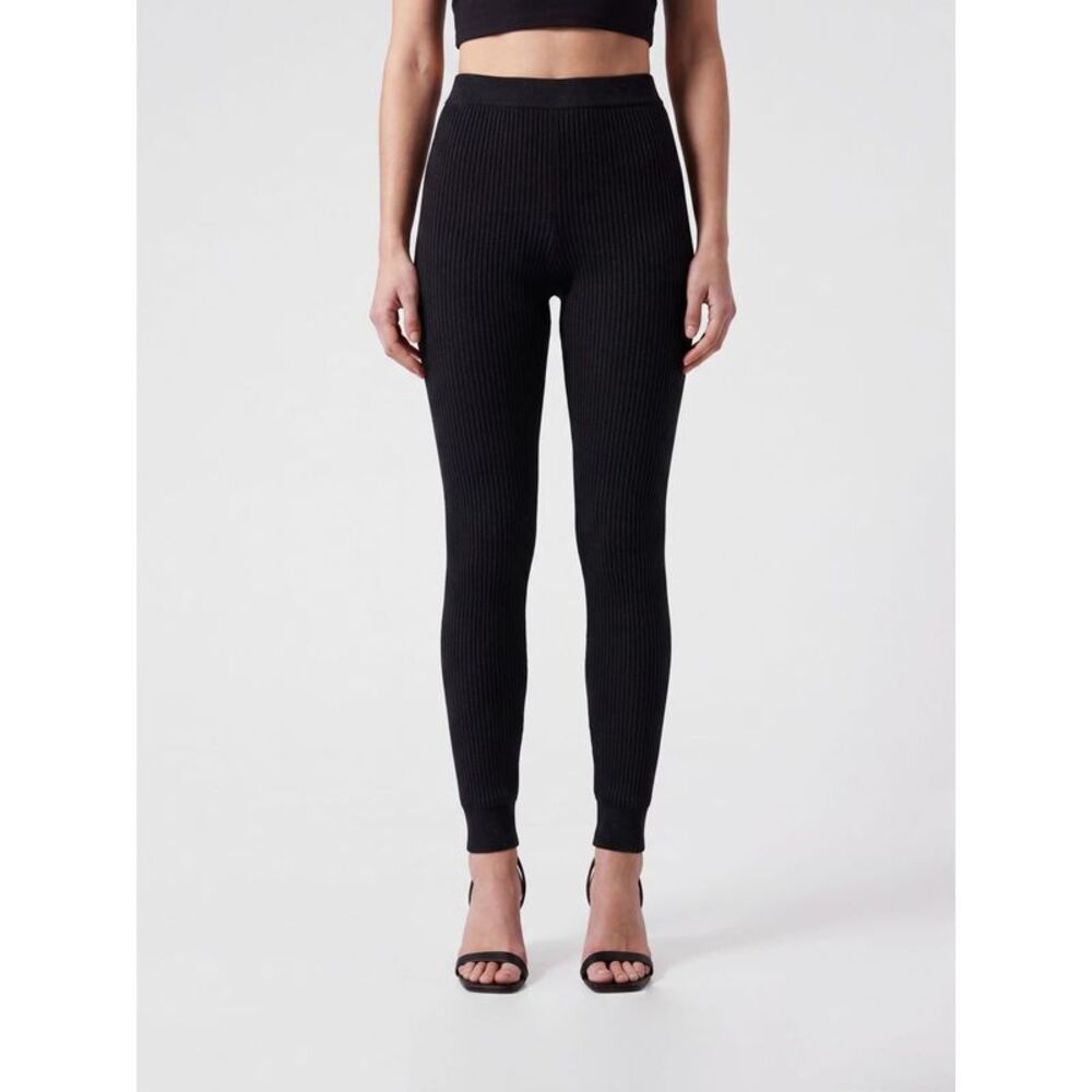 Tom Ford Women Tom Ford High-Waisted Slim Fit Ribbed Viscose Blend Leggings